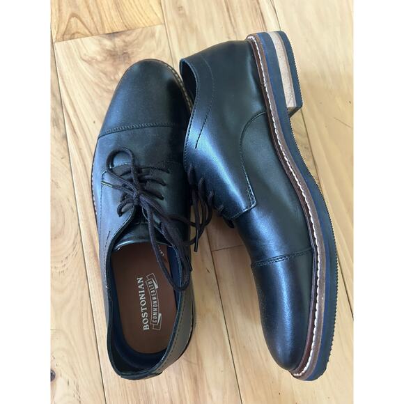 NEW Bostonian Black  Dezmin Plain Toe Dress Shoes Size 8 M NWOT - Picture 9 of 10